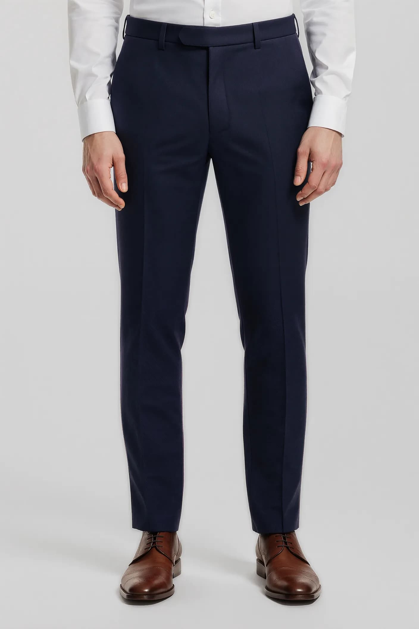Navy Premium Wool Pants