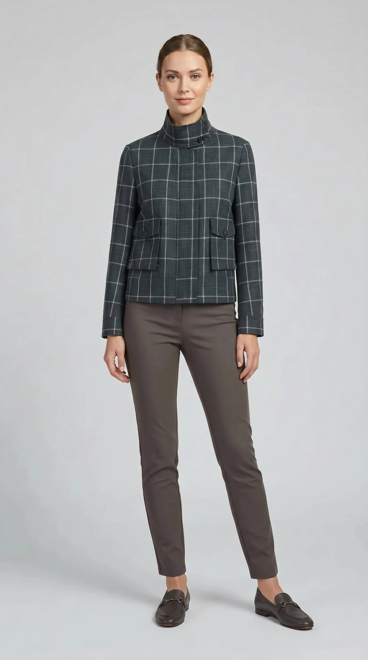 Asymmetric Cropped Jacket