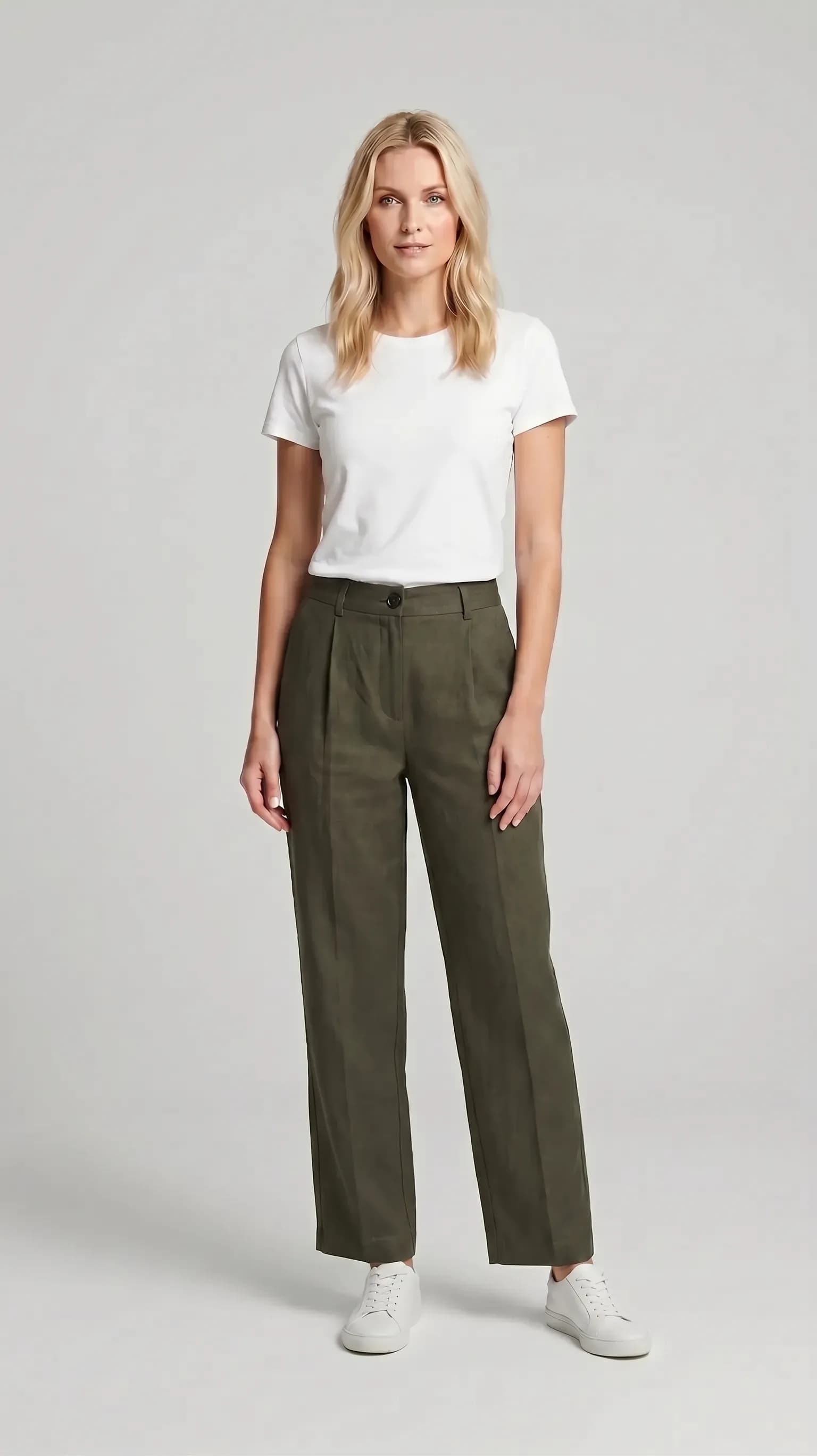 Effortless Linen Drawstring Trousers
